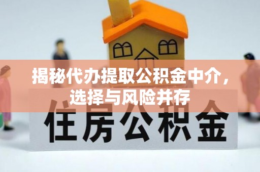 南平揭秘代办提取公积金中介，选择与风险并存